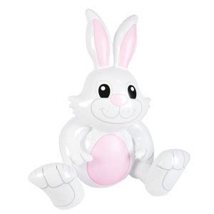 40" Inflatable Easter Bunny Rabbit $7.99 on Amazon