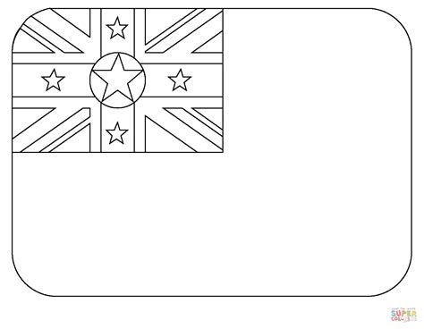 Flag of Niue Emoji coloring page | Free Printable Coloring Pages