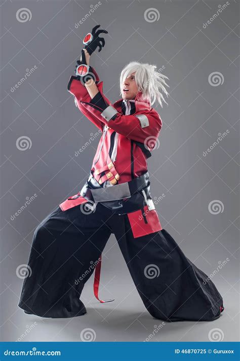 Manga hero with sword stock image. Image of martial, arts - 46870725