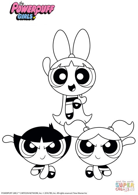 Powerpuff Girls coloring page | Free Printable Coloring Pages