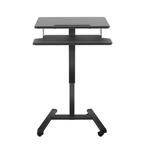 ProMounts Mobile Desk Workstation with Keyboard Tray Holds up to 18lbs