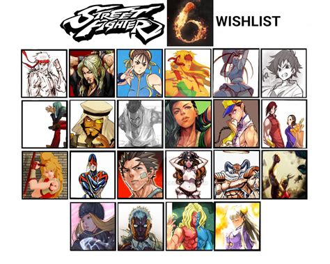 Street Fighter 6 Roster Wishlist by DuskMindAbyss on DeviantArt