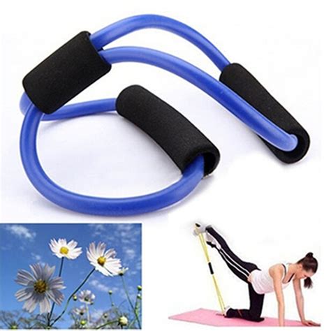 New 2015 Resistance Band Tube Workout Exercise Elastic Band Fitness Equipment Yoga-in Resistance ...