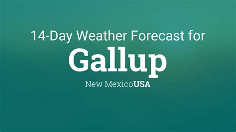 Gallup, New Mexico, USA 14 day weather forecast