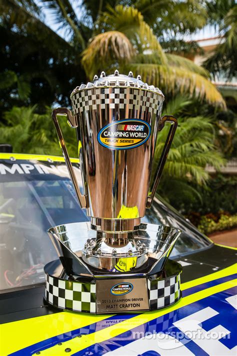 NASCAR Camping World Truck Series champion driver trophy at NASCAR ...