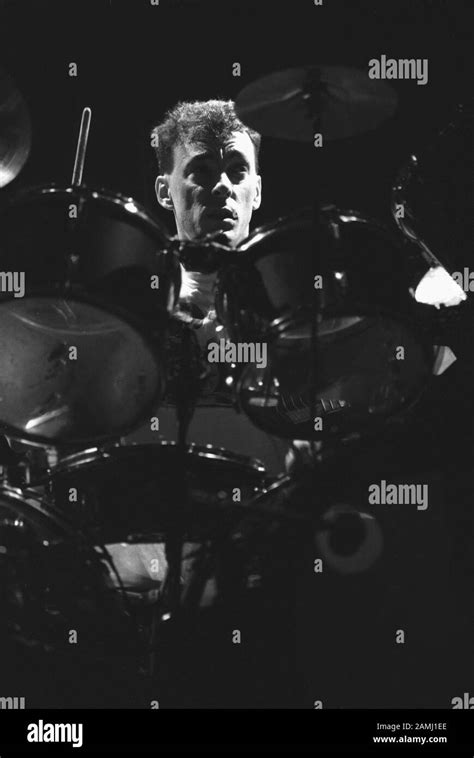 Neil peart rush Black and White Stock Photos & Images - Alamy