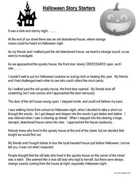 Haunted House Writing Project With Haunted House Template and Pop- Outs