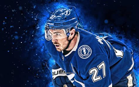 Download wallpapers Ryan McDonagh, 4k, Tampa Bay Lightning, NHL, hockey ...