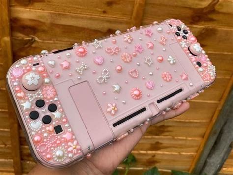 Nintendo Switch/Switch Lite Case (Ultra Kawaii Pink Edition) | Decoden Nintendo Switch/Switch ...