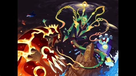 Mega Rayquaza, Primal Groudon and Primal Kyogre vs The creation Trio - Battles - Comic Vine