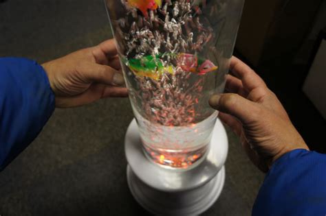LARGE Colour Changing LED Sensory Mood Bubble Fish Water Tower Tube ...