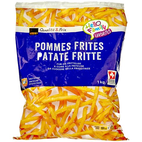 Pommes frites surgelées (1kg) acheter à prix réduit | coop.ch