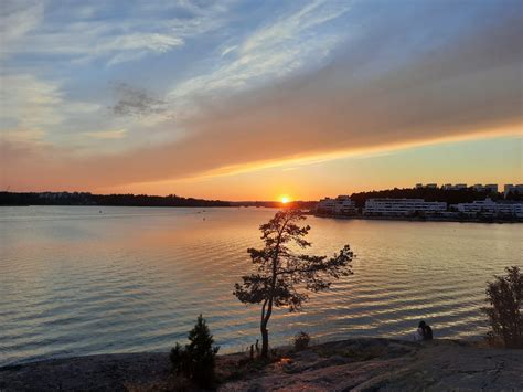 Sunset and chilling in Helsinki. : r/Finland