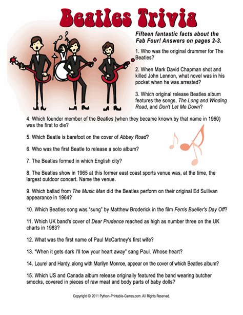 Die besten 25+ Beatles trivia Ideen auf Pinterest