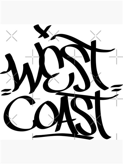 "West Coast Graffiti" Poster by SamuelMolina | Redbubble