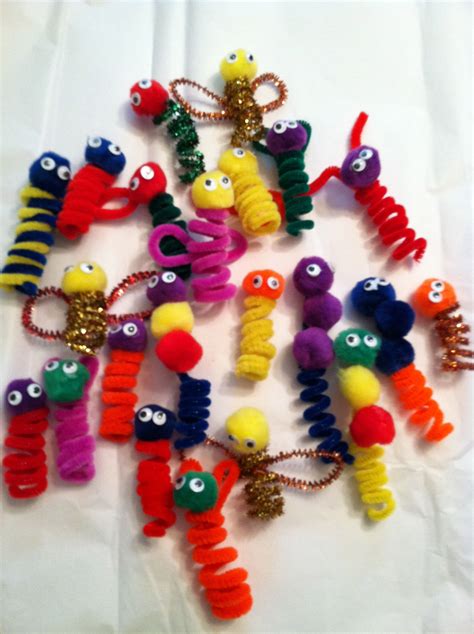 Easy Pipe Cleaner Crafts | The boys created angels, bumble bees ...