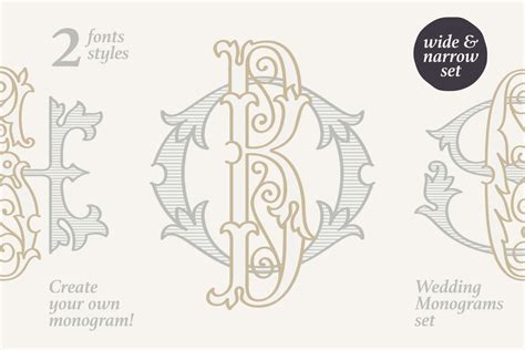 Font Wedding Monograms: download and install on the WEB site