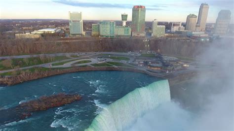 Drone Niagara Falls 2020 April - YouTube