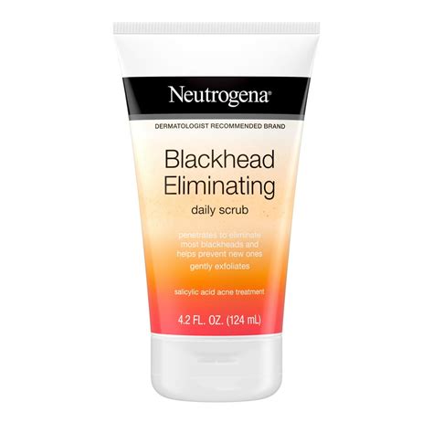 Neutrogena Exfoliating Blackhead Salicylic Acid Face Scrub, 4.2 oz - Walmart.com - Walmart.com