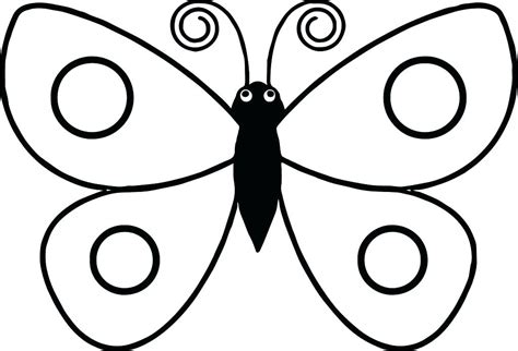 Butterfly Coloring Pages For Preschool at GetColorings.com | Free printable colorings pages to ...