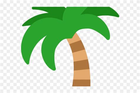 Emoji Clipart Palm Tree - Palm Tree Emoji Png, Transparent Png - 640x480(#707278) - PngFind