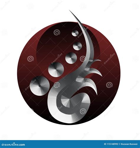 Beautiful Logo Gradient Silver Stock Illustration - Illustration of illustrations, creative ...