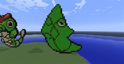 Metapod Pixel Art Minecraft Map