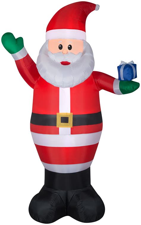 Holiday Time 9ft Airblown Inflatable Santa by Gemmy Industries ...