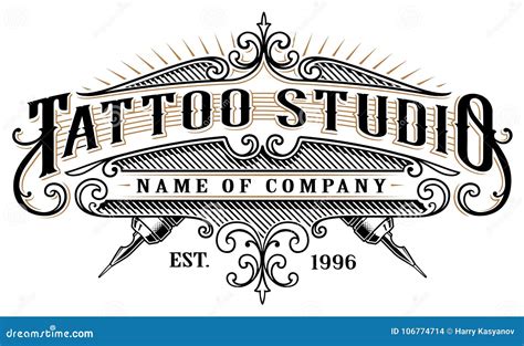 Vintage Tattoo Chicano Style Template Cartoon Vector | CartoonDealer.com #161794151