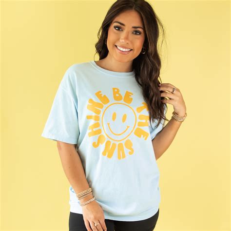 Sunshine Smiley T-Shirt | Southern Made Tees