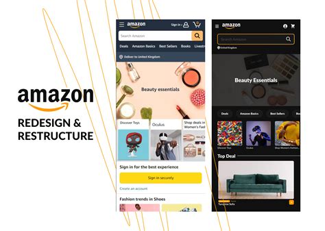 Amazon Landing Page Redesign by Tyson on Dribbble