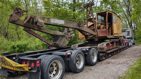 Saving History Diesel Creeks New Lorain Cable Hoe - YouTube