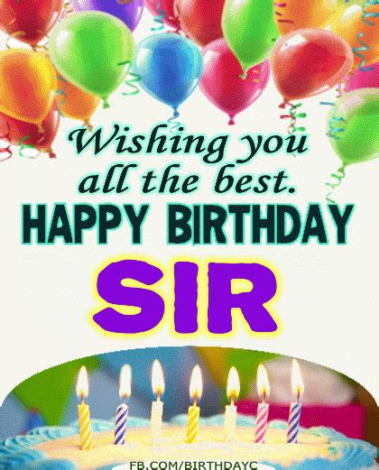 Happy Birthday SIR gif images | Birthday Greeting | birthday.kim