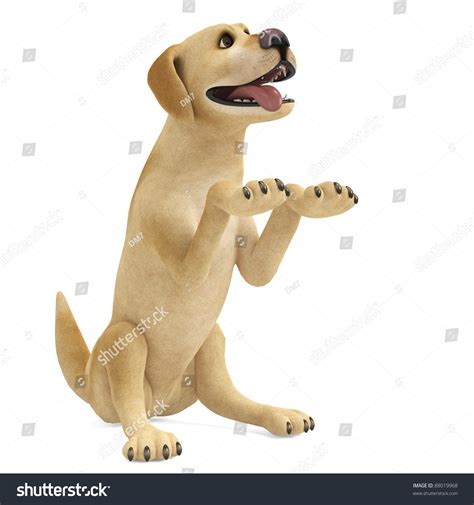 Dog Cartoon Begging Stock Illustration 88019968 | Shutterstock