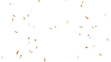 Gold Confetti Png Free Images With Transparent Background - (1