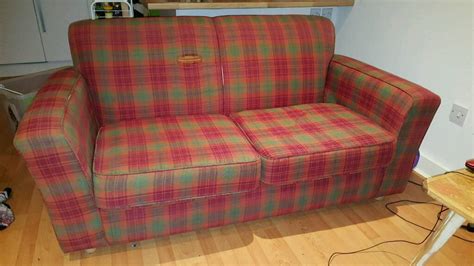 Fabric Sofa (tartan) | in Trafford, Manchester | Gumtree