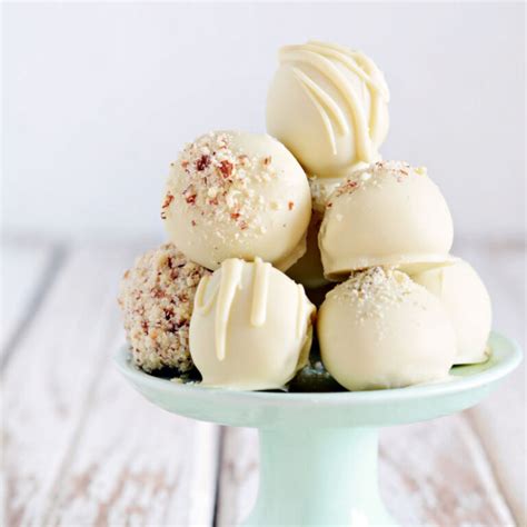 White chocolate truffles recipe with condensed milk - Cocoa & Heart