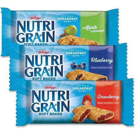 Nutrigrain Nutri-Grain Bars, Assorted Flavors, 48 PK 05872 | Zoro