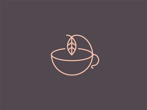 Tea Logo | Cafe logo design, Tea logo, Minimalist logo design