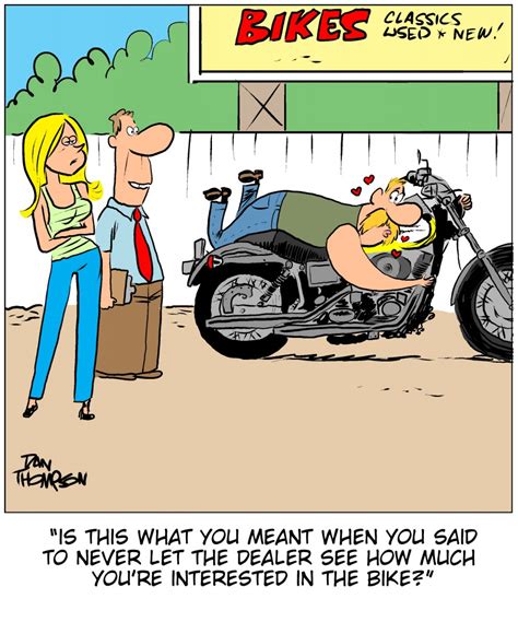 On The Biker Side Cartoon | The Bikers' Den Blog