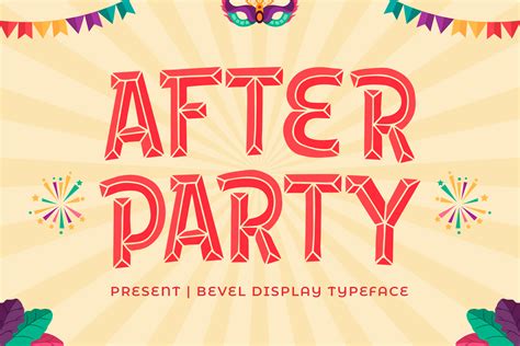 After Party - Bevel Display Typeface | Typefactory.co