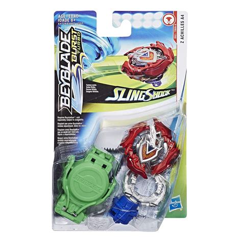 Beyblade Burst Slingshock Z Achilles A4 Starter Pack Red Hasbro Toys - ToyWiz