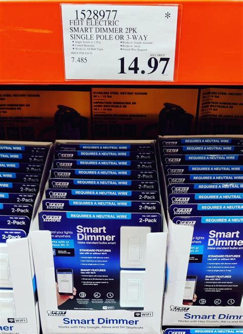 FEIT Electric Smart Dimmer 2 pack - Costco97.com