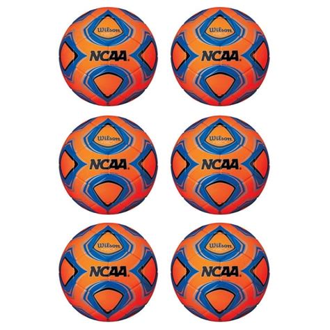 Wilson Official NCAA Forte Fybrid Size 5 Championship Match Soccer Ball (6 Pack) - Walmart.com ...