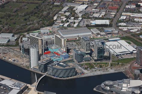 Aerial photography of Manchester aerial photograph of Media City BBC ...