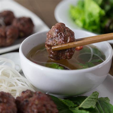 Bun Cha: Vietnamese Pork Meatballs - Analida's Ethnic Spoon