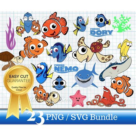 Nemo Layered SVG, Nemo PNG, Dory SVG, Finding Nemo clipart f - Inspire Uplift