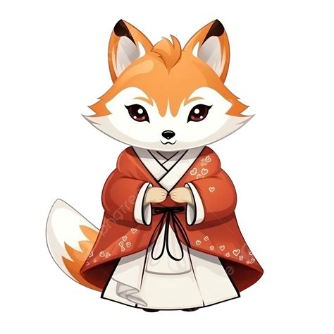 Fox Animal Character Waering Hanbok Korean Traditional Costume Hanbok, Animal, Character, Korean ...