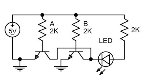 OR Gate | Examples Built Using Individual Transistors