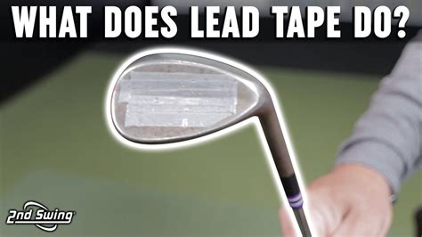 What Does Lead Tape Do For Golf Clubs? Golf Swing Weight Discussion | Golf clubs, Led tape, Golf ...